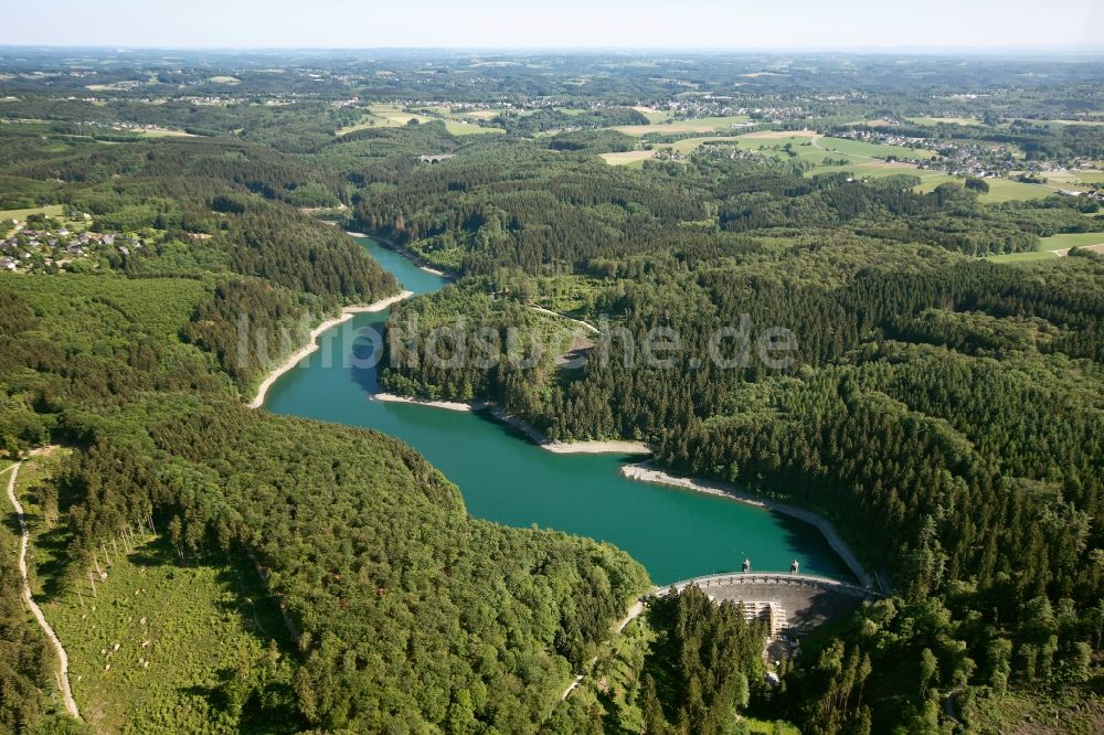 Luftbild Solingen - Sengbachtalsperre in Solingen im Bundesland Nordrhein-Westfalen