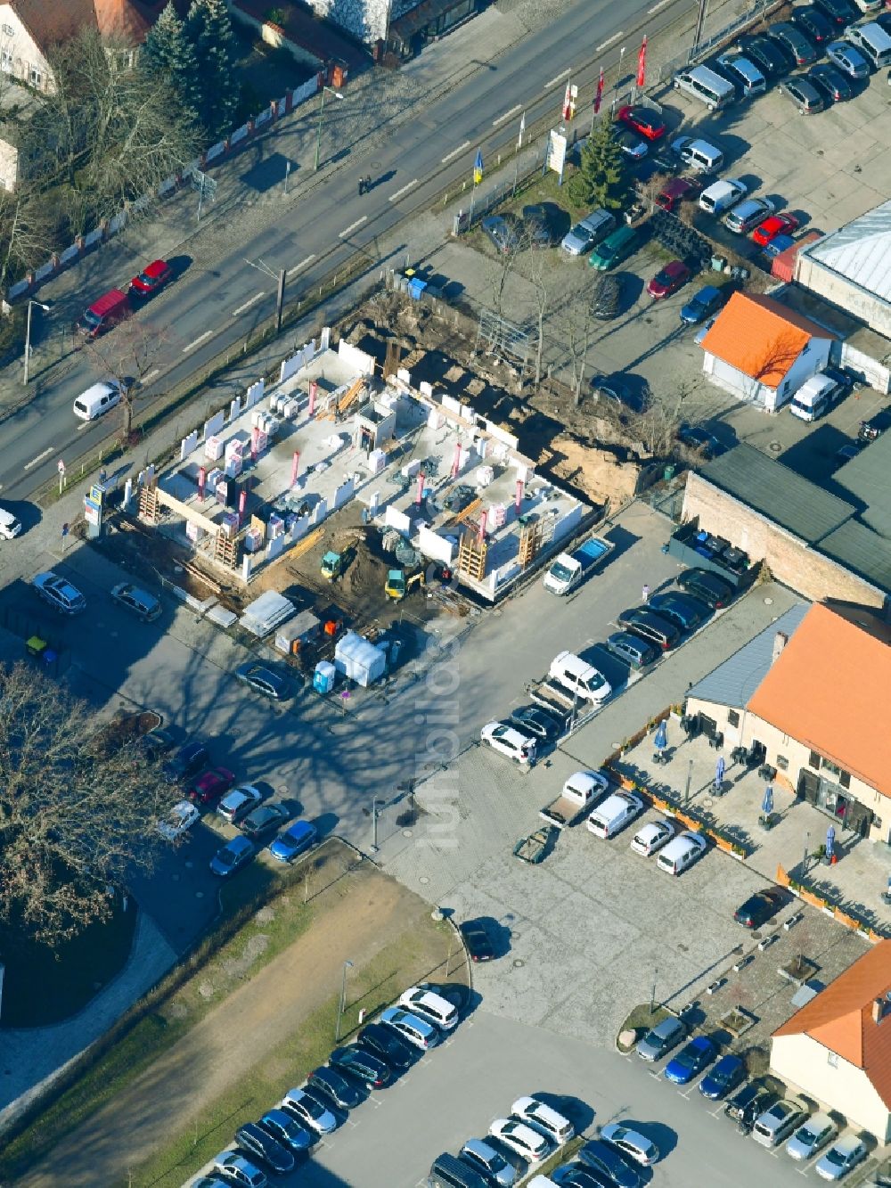 Luftaufnahme Berlin - Seniorenzentrums im Ortsteil Mahlsdorf in Berlin, Deutschland