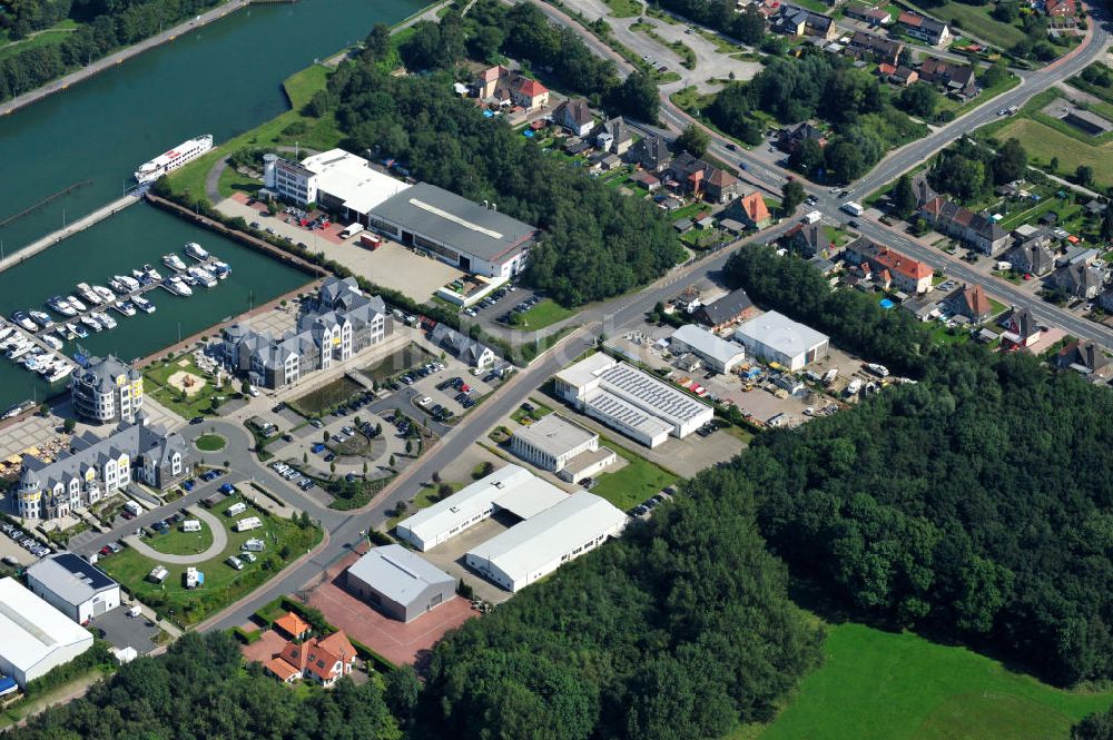 Luftaufnahme Bergkamen - Rünthe - Service Training Opel in Bergkamen