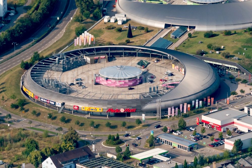 Luftbild Baden-Baden - Shopping Cité mit Parkdeck in Baden-Baden im Bundesland Baden-Württemberg