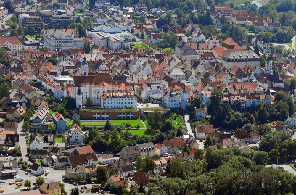 Luftaufnahme Günzburg - Sicht auf Günzburg