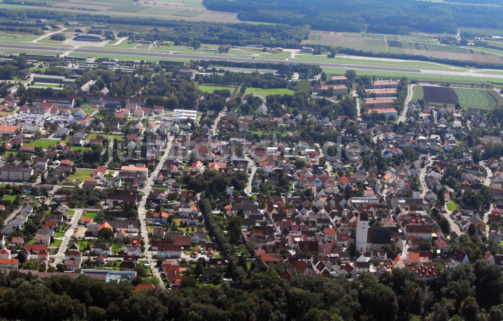 Leipheim von oben - Sicht auf Leipheim