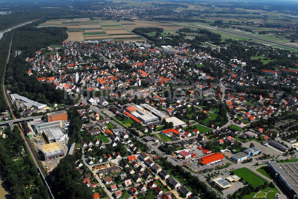 Leipheim von oben - Sicht auf Leipheim