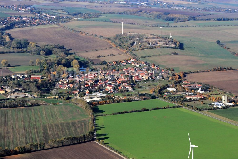 Luftaufnahme Wormstedt - Sicht auf Wormstedt in Thüringen