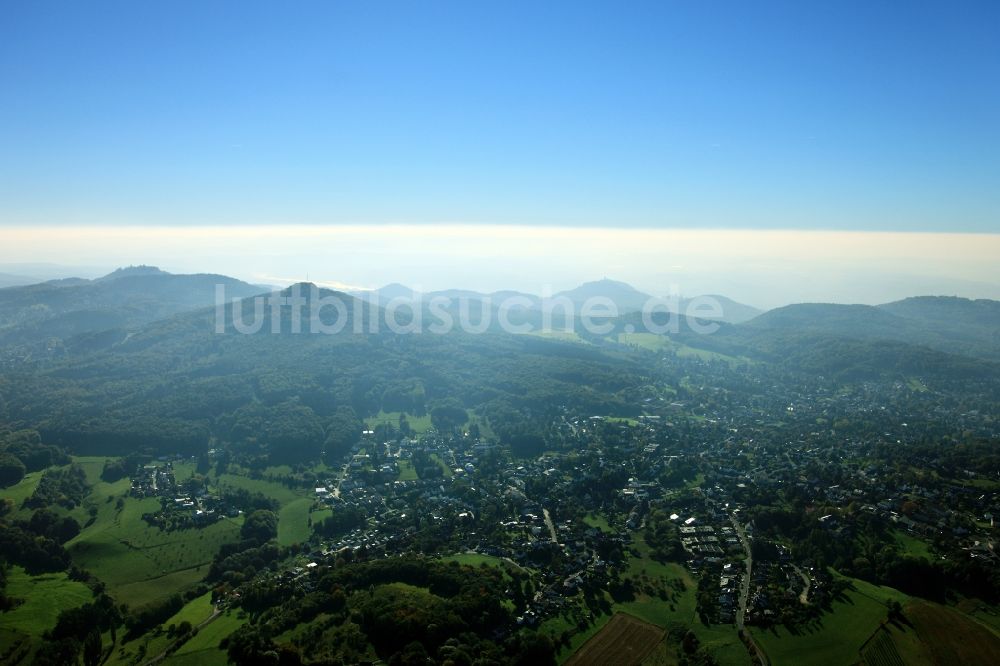 Luftbild Königswinter - Siebengebirge in Königswinter im Bundesland Nordrhein-Westfalen