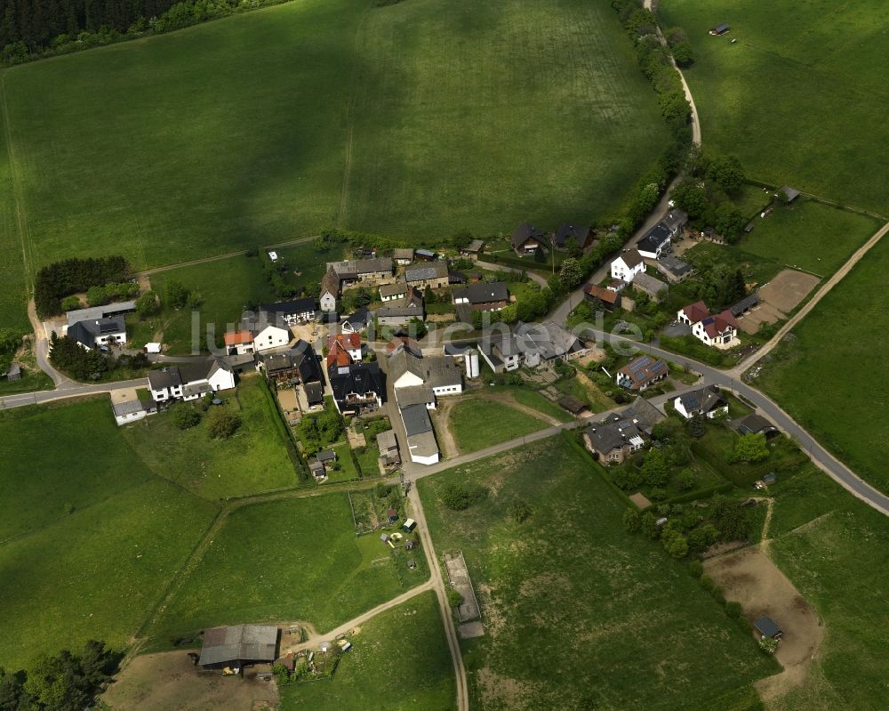 Luftbild Hümmel Bröhlingen - Siedlung Bröhlingen in Hümmel im Bundesland Rheinland-Pfalz