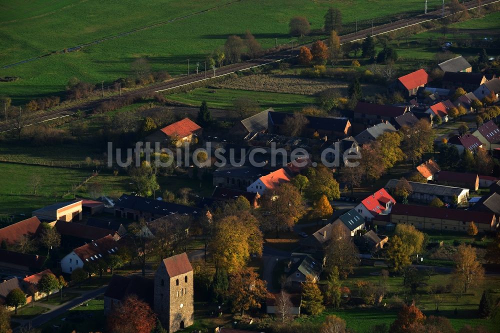 Luftbild Löwenberger Land Gutengermendorf - Siedlung im Ortsteil Gutengermendorf in Löwenberger Land im Bundesland Brandenburg