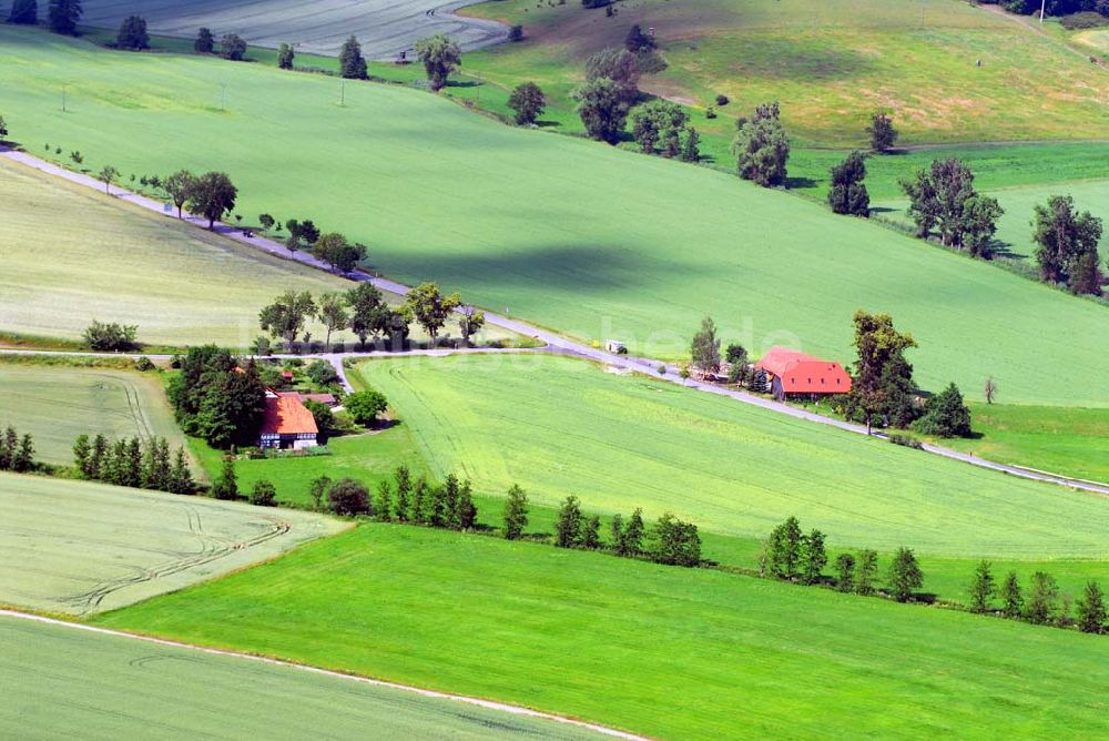 Bad Colberg-Heldburg von oben - Siedlung Seemühle / Heldburg