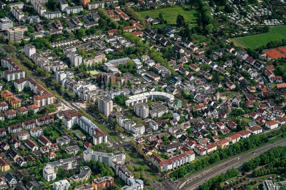 Betzenhausen aus der Vogelperspektive: Siedlungsgebiet Betzenhausen Ortsteil von Freiburg im Bundesland Baden-Württemberg, Deutschland