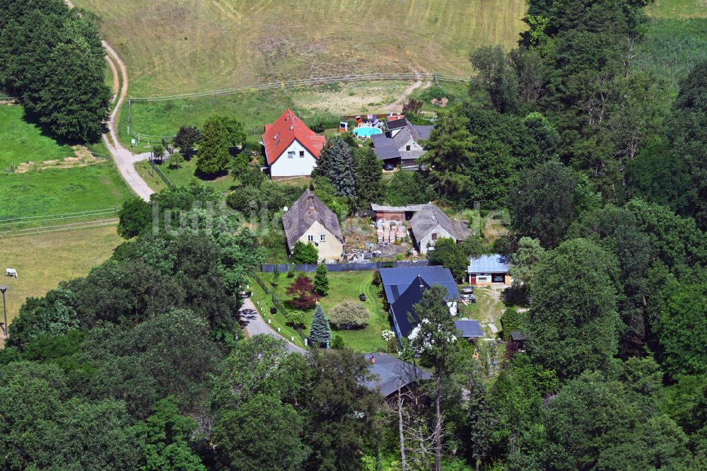 Luftaufnahme Biesenthal - Siedlungsgebiet in Biesenthal im Bundesland Brandenburg, Deutschland