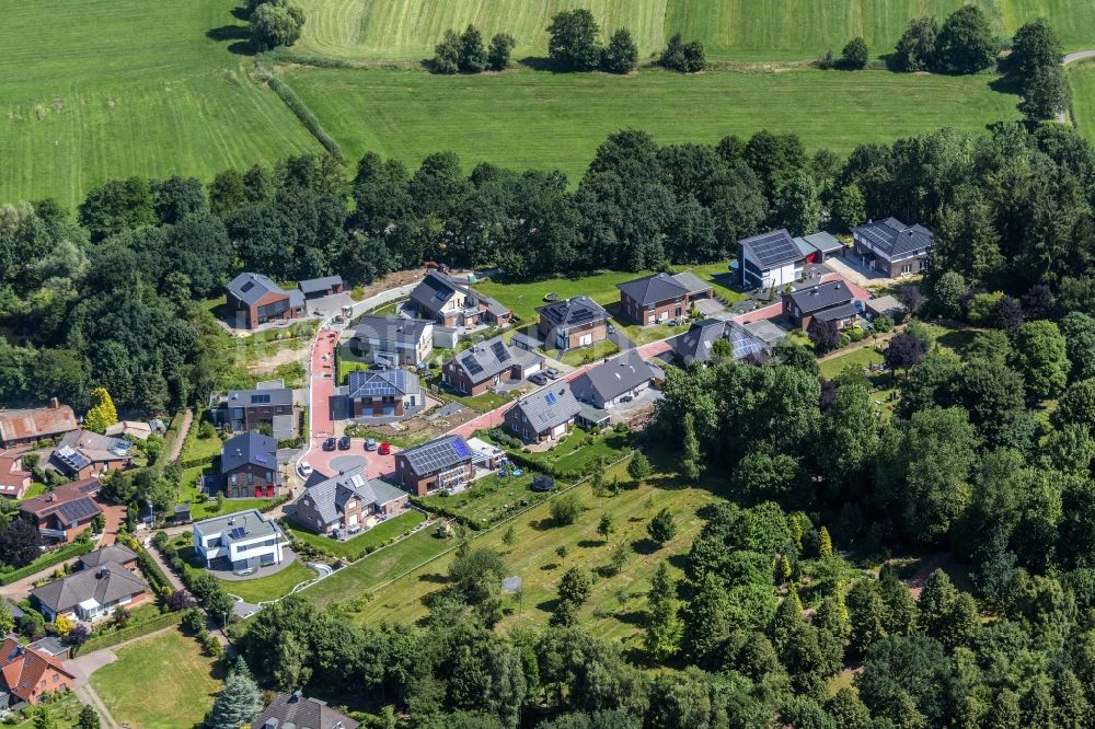 Luftaufnahme Stade - Siedlungsgebiet Burgwiesen in Stade Hohenwedel im Bundesland Niedersachsen, Deutschland