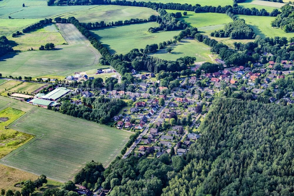 Luftbild Stade - Siedlungsgebiet Haddorf in Stade im Bundesland Niedersachsen, Deutschland