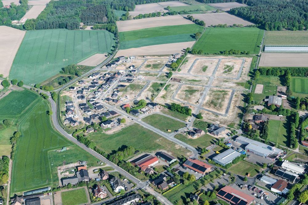 Luftaufnahme Horneburg - Siedlungsgebiet in Horneburg im Bundesland Niedersachsen, Deutschland