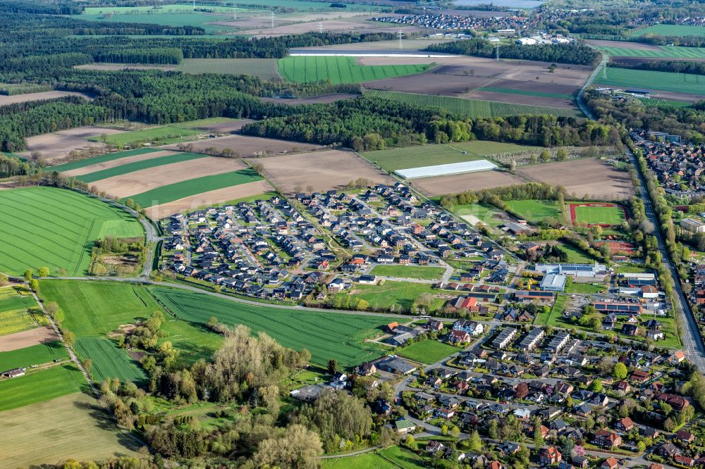 Luftbild Horneburg - Siedlungsgebiet in Horneburg im Bundesland Niedersachsen, Deutschland