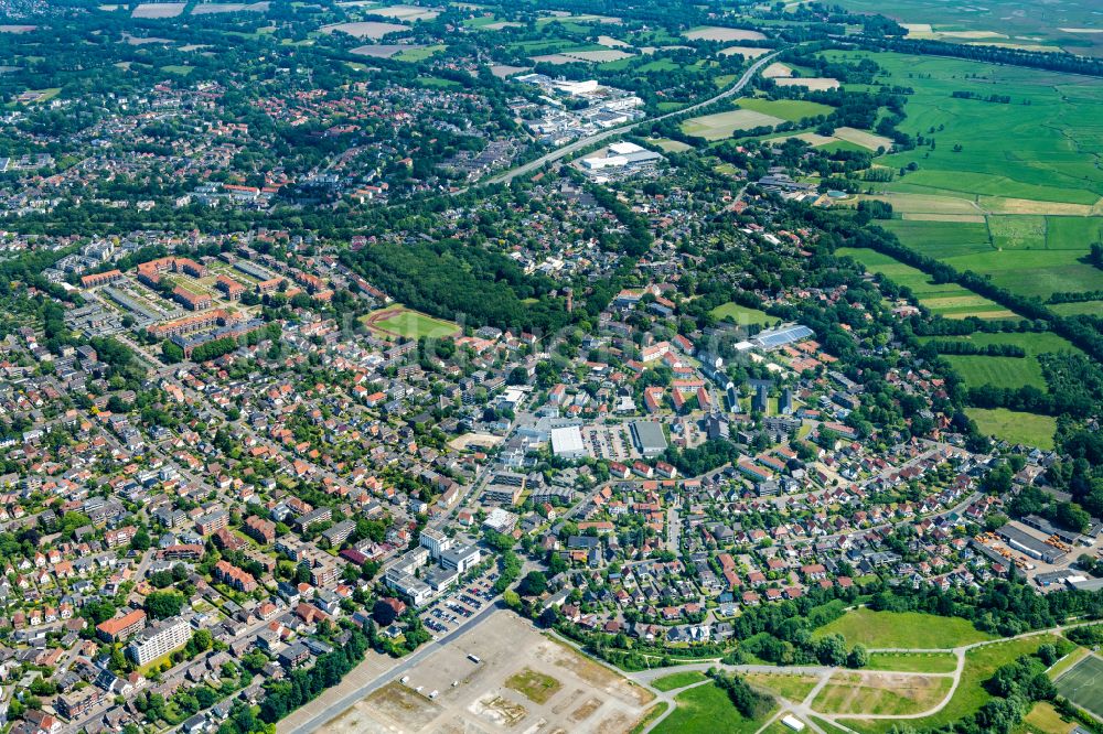 Luftbild Oldenburg - Siedlungsgebiet Neu-Donnerschwee des ehemaliegen Kasernengeländes in Oldenburg im Bundesland Niedersachsen, Deutschland