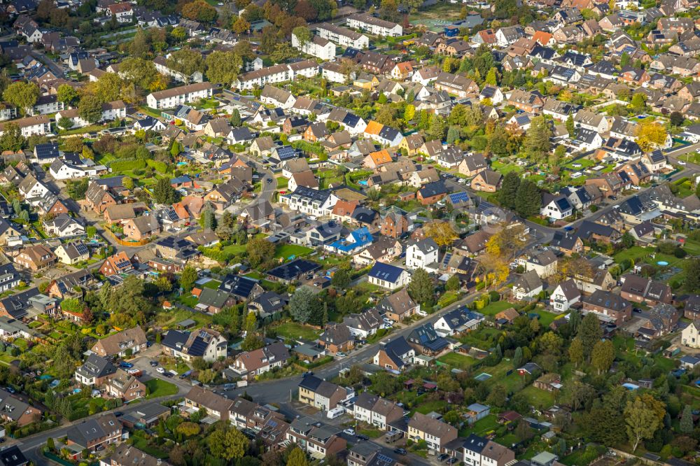 Luftbild Kamp-Lintfort - Siedlungsgebiet Niersenbruch in Kamp-Lintfort im Bundesland Nordrhein-Westfalen, Deutschland