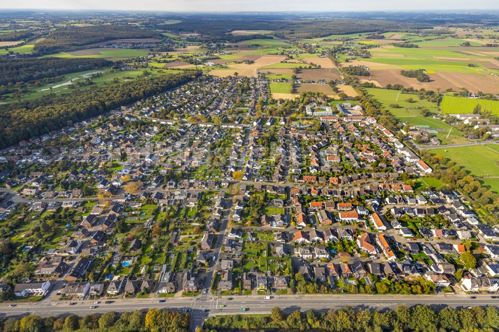 Luftbild Kamp-Lintfort - Siedlungsgebiet Niersenbruch in Kamp-Lintfort im Bundesland Nordrhein-Westfalen, Deutschland