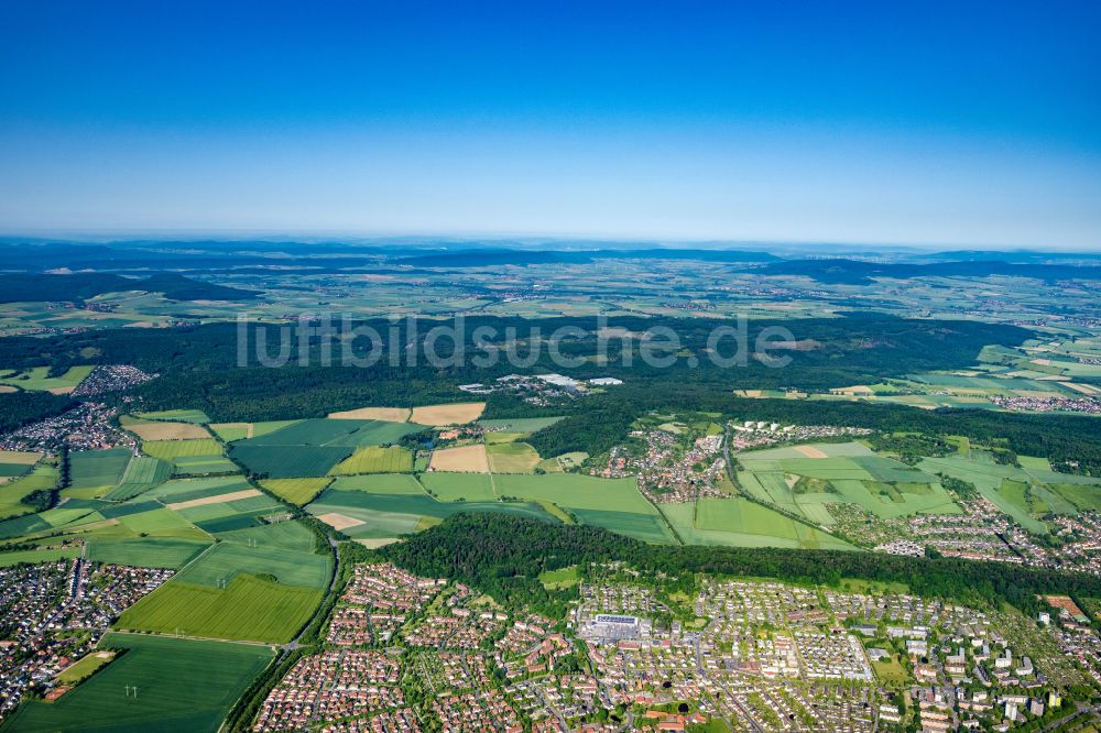 Hildesheim aus der Vogelperspektive: Siedlungsgebiet Ochtersum in Hildesheim im Bundesland Niedersachsen, Deutschland