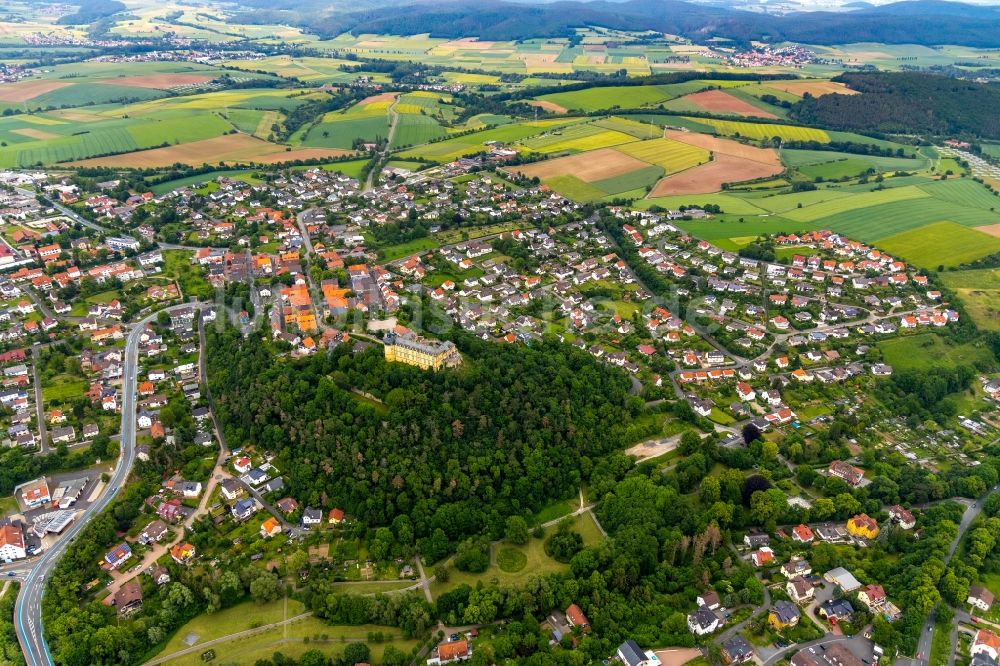 Luftbild Bad Wildungen - Siedlungsgebiet im Ortsteil Alt Wildungen in Bad Wildungen im Bundesland Hessen, Deutschland