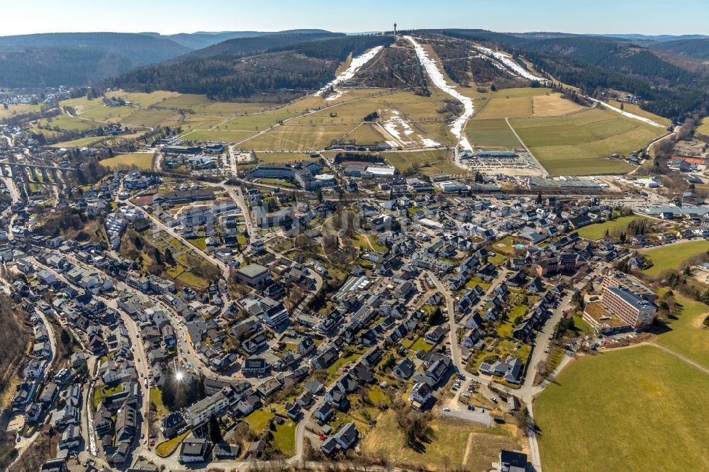 Luftaufnahme Willingen (Upland) - Siedlungsgebiet im Ortsteil Effelsberg in Willingen (Upland) im Bundesland Hessen, Deutschland