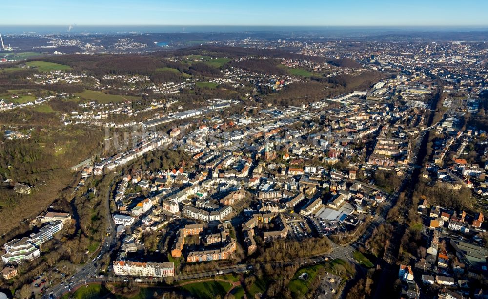 Luftbild Hagen - Siedlungsgebiet im Ortsteil Haspe in Hagen im Bundesland Nordrhein-Westfalen, Deutschland