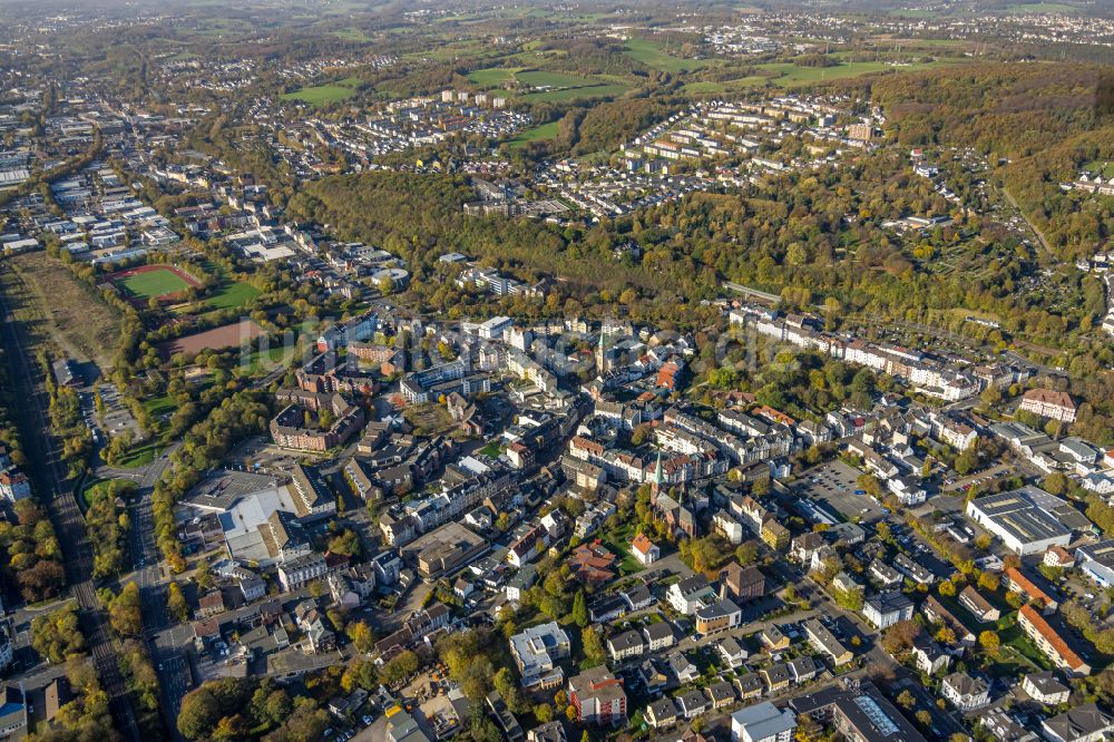 Luftaufnahme Hagen - Siedlungsgebiet im Ortsteil Haspe in Hagen im Bundesland Nordrhein-Westfalen, Deutschland