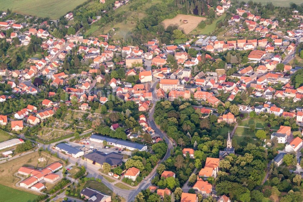 Luftbild Thale - Siedlungsgebiet im Ortsteil Neinstedt in Thale im Bundesland Sachsen-Anhalt, Deutschland