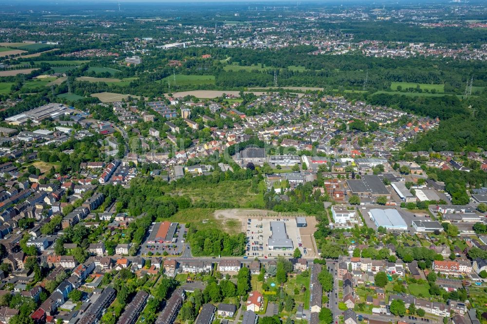 Gelsenkirchen aus der Vogelperspektive: Siedlungsgebiet im Ortsteil Resse in Gelsenkirchen im Bundesland Nordrhein-Westfalen, Deutschland