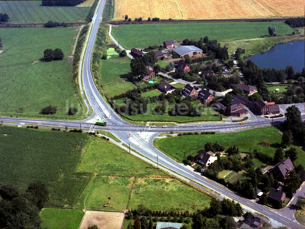 Luftbild Kempen - Siedlungsgebiet im Ortsteil Schmellendorf in Kempen im Bundesland Nordrhein-Westfalen, Deutschland