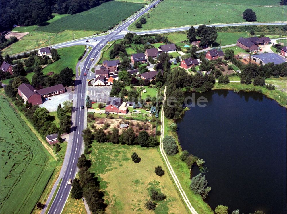 Luftbild Kempen - Siedlungsgebiet im Ortsteil Schmellendorf in Kempen im Bundesland Nordrhein-Westfalen, Deutschland