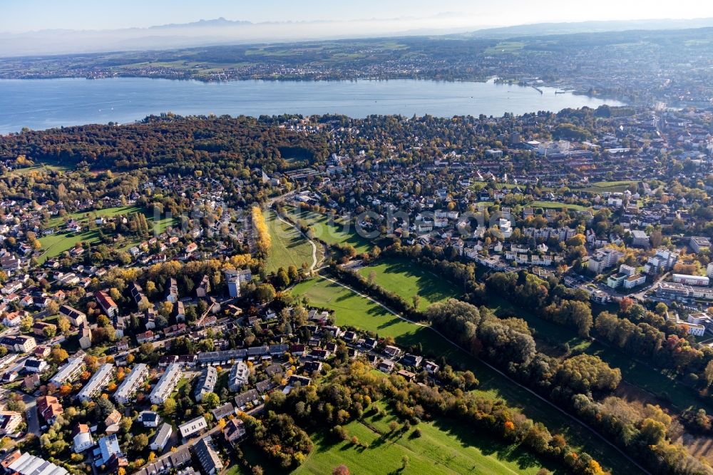 Luftaufnahme Konstanz - Siedlungsgebiet Petershausen Ost in Konstanz im Bundesland Baden-Württemberg, Deutschland