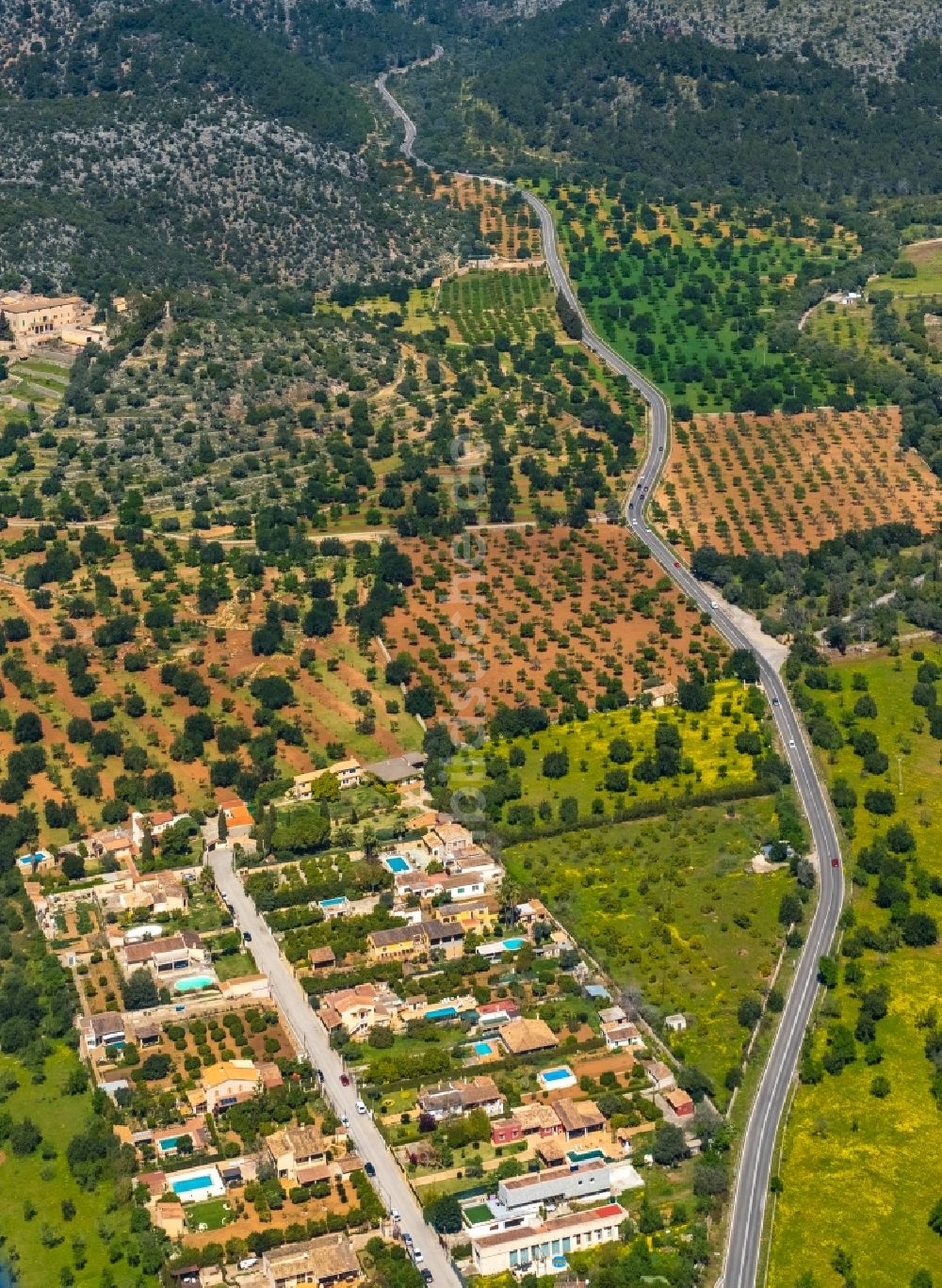 Luftbild Son Maxella - Siedlungsgebiet in Son Maxella in Balearische Insel Mallorca, Spanien