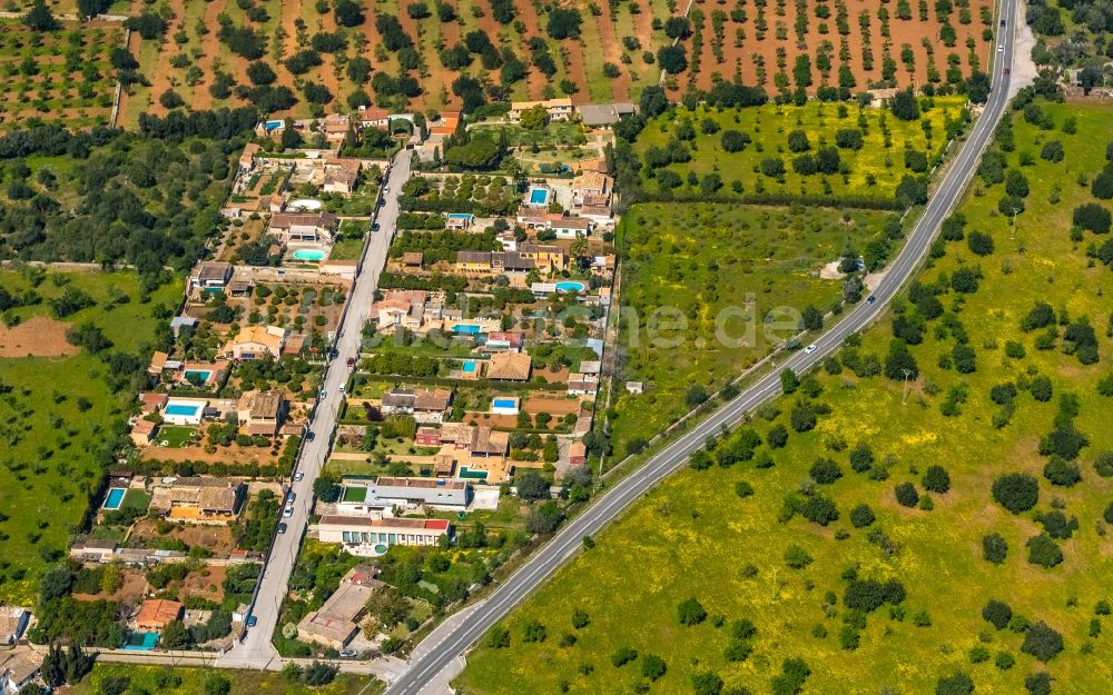 Luftaufnahme Son Maxella - Siedlungsgebiet in Son Maxella in Balearische Insel Mallorca, Spanien