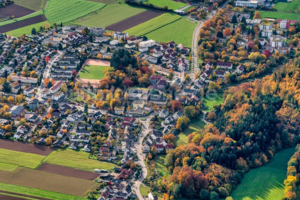 Luftbild Stegen - Siedlungsgebiet in Stegen im Bundesland Baden-Württemberg, Deutschland