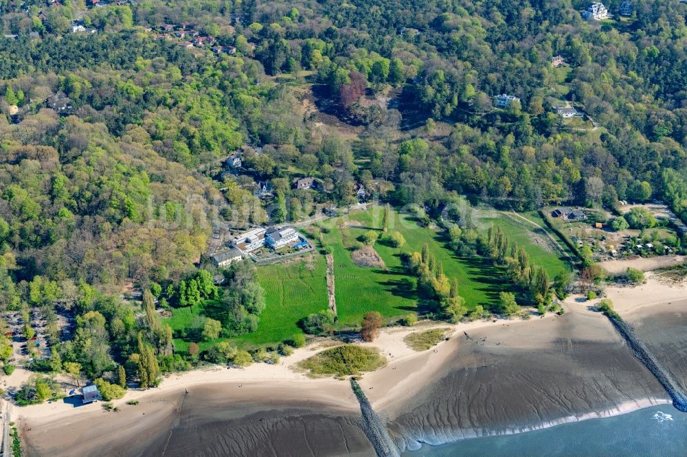 Luftbild Hamburg - Siedlungsgebiet am Ufer der Elbe im Ortsteil Blankenese in Hamburg, Deutschland