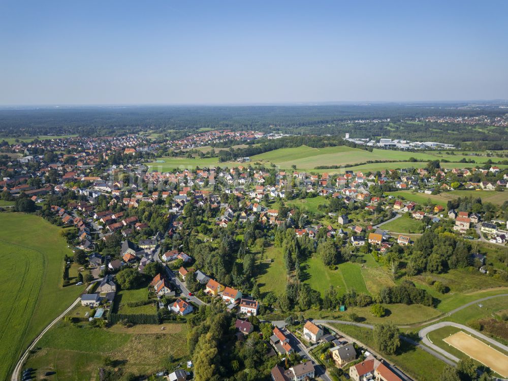 Luftbild Dresden - Siedlungsgebiet Weißig in Dresden im Bundesland Sachsen, Deutschland