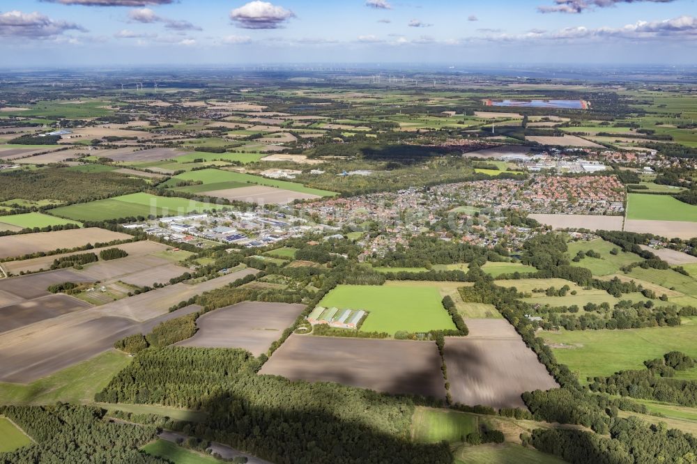 Luftaufnahme Stade - Siedlungsgebiet Wiepenkathen in Stade im Bundesland Niedersachsen, Deutschland