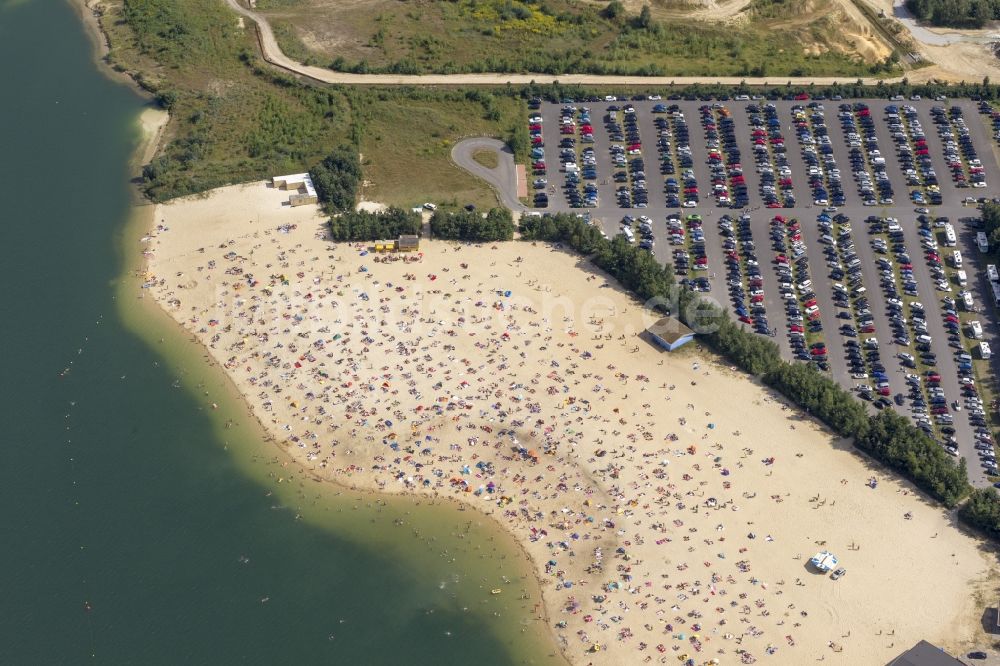 Haltern von oben - Silbersee in Haltern am See im Bundesland Nordrhein-Westfalen