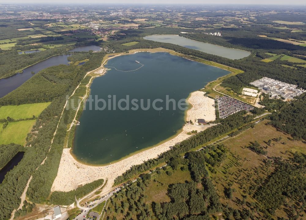 Luftaufnahme Haltern - Silbersee in Haltern am See im Bundesland Nordrhein-Westfalen