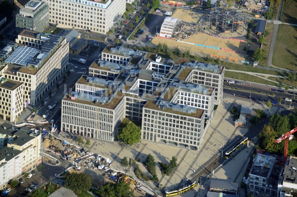 Luftaufnahme Berlin OT Mitte - Sitz der DB Bahnservice GmbH im Ortsteil Mitte in Berlin