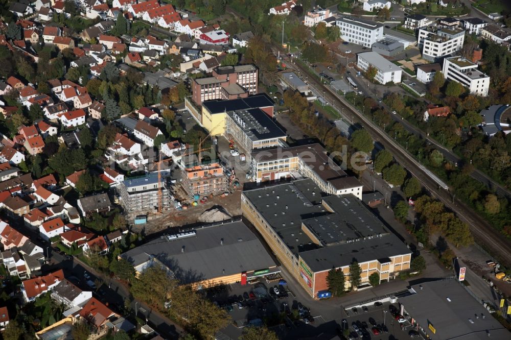 Luftaufnahme Nieder-Olm - Sitz der Eckes AG in Nieder-Olm im Bundesland Rheinland-Pfalz