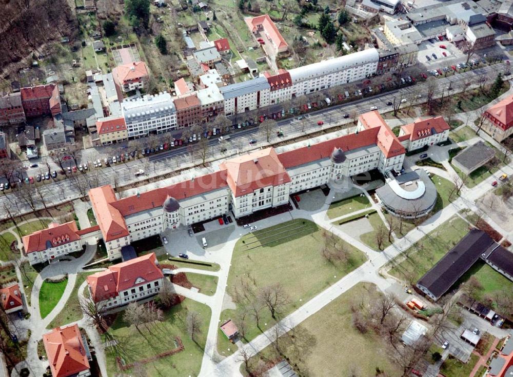 Potsdam / BRB von oben - Sitz der Landesregierung Brandenburg an der Heinrich - Mann - Allee in Potsdam.