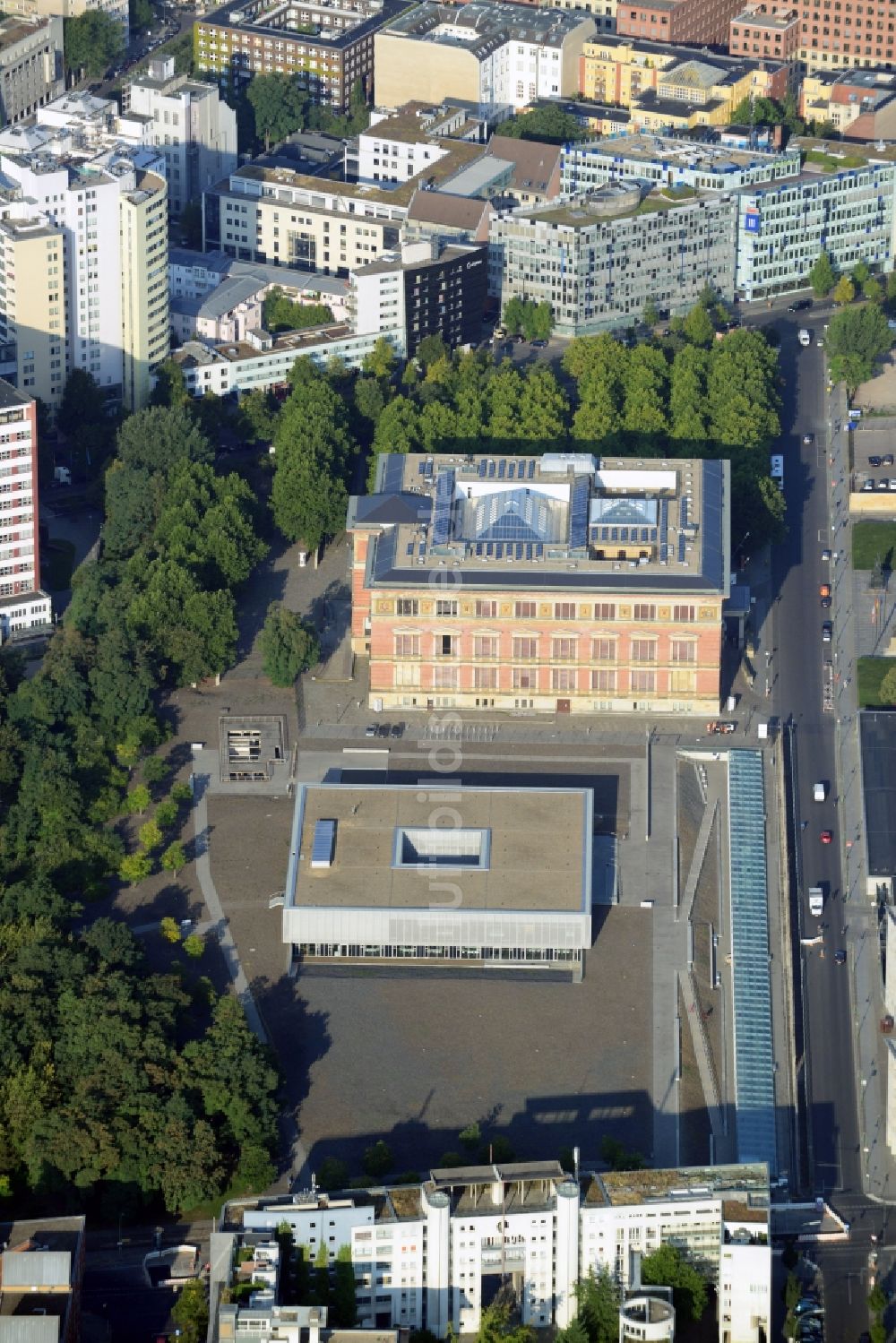 Luftaufnahme Berlin OT Kreuzberg - Sitz der Stiftung Topographie des Terrors im Ortsteil Kreuzberg in Berlin