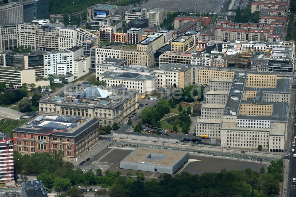 Berlin aus der Vogelperspektive: Sitz der Stiftung Topographie des Terrors im Ortsteil Kreuzberg in Berlin