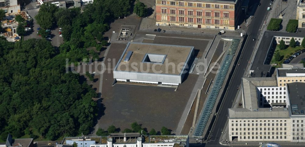 Berlin von oben - Sitz der Stiftung Topographie des Terrors im Ortsteil Kreuzberg in Berlin