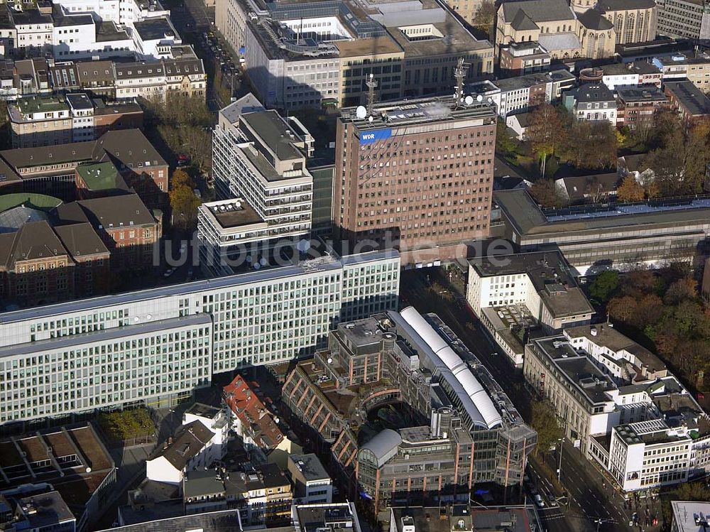 Luftaufnahme Köln - Sitz des WDR in Köln