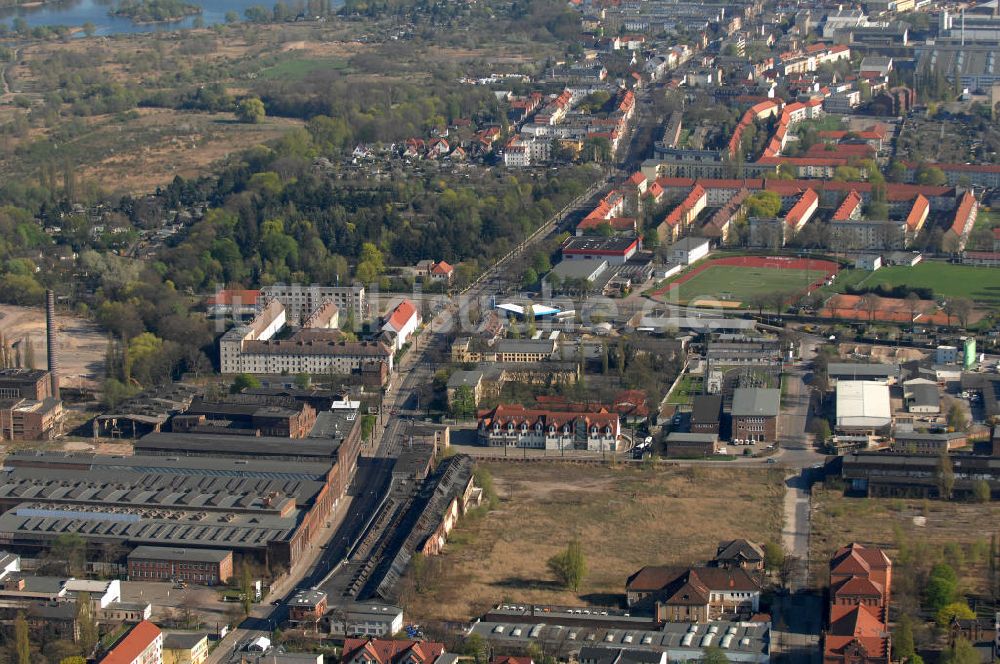 Magdeburg aus der Vogelperspektive: SKET-Gelände in Magdeburg-Buckau