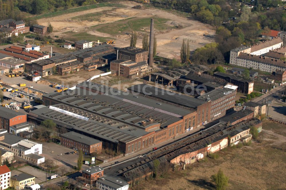 Luftaufnahme Magdeburg - SKET-Gelände in Magdeburg-Buckau