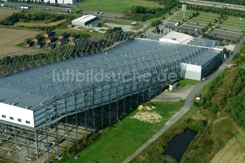 Luftbild Bispingen - Skihalle und Freizeiteinrichtung Snow Dome Bispingen im Norden von Bispingen im Bundesland Niedersachsen