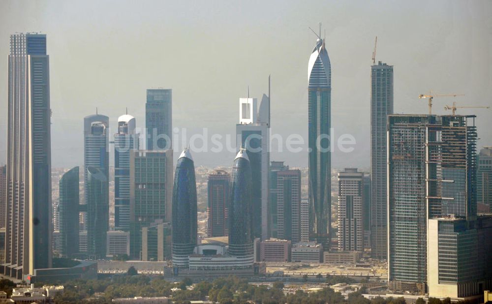 Dubai aus der Vogelperspektive: Skyline des Dubai International Financial Centre